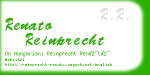 renato reinprecht business card